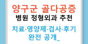 양구군 골다공증 병원 정형외과 추천 — 치료·영양제·검사·후기 완전 공개!